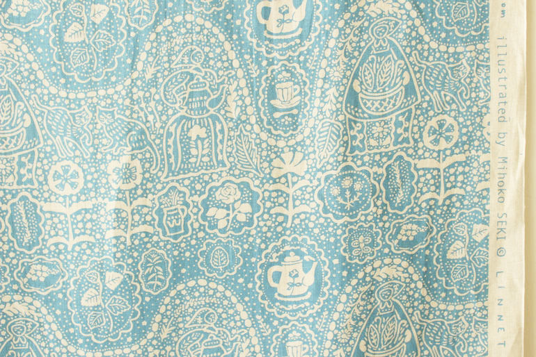 LINNETリネンプリント ハーブティー